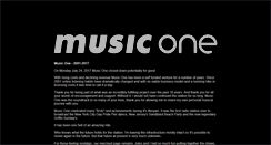 Desktop Screenshot of musicone.fm