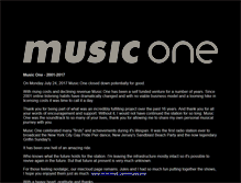 Tablet Screenshot of musicone.fm